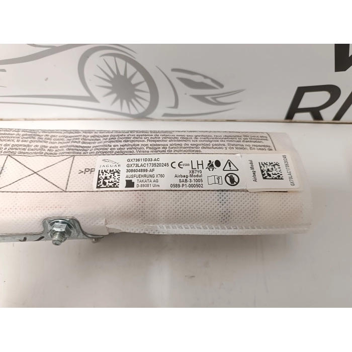 GX73611D33-AC / 308604899 AIRBAG SEDILE ANTERIORE SINISTRA SINISTRO JAGUAR F-PACE (2016\2020)