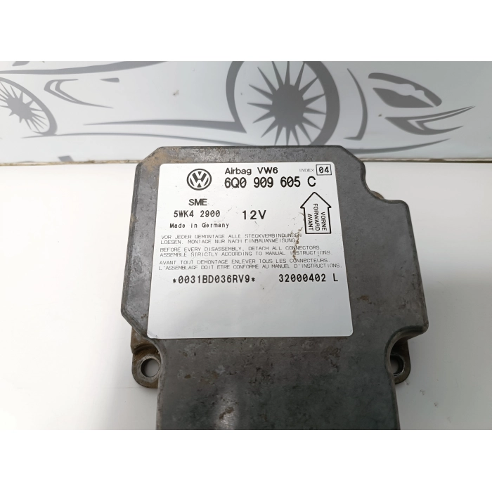 6Q0909605C - 5WK42900 CENTRALINA AIRBAG VOLKSWAGEN PASSAT B5 - 3BG 1996-2005