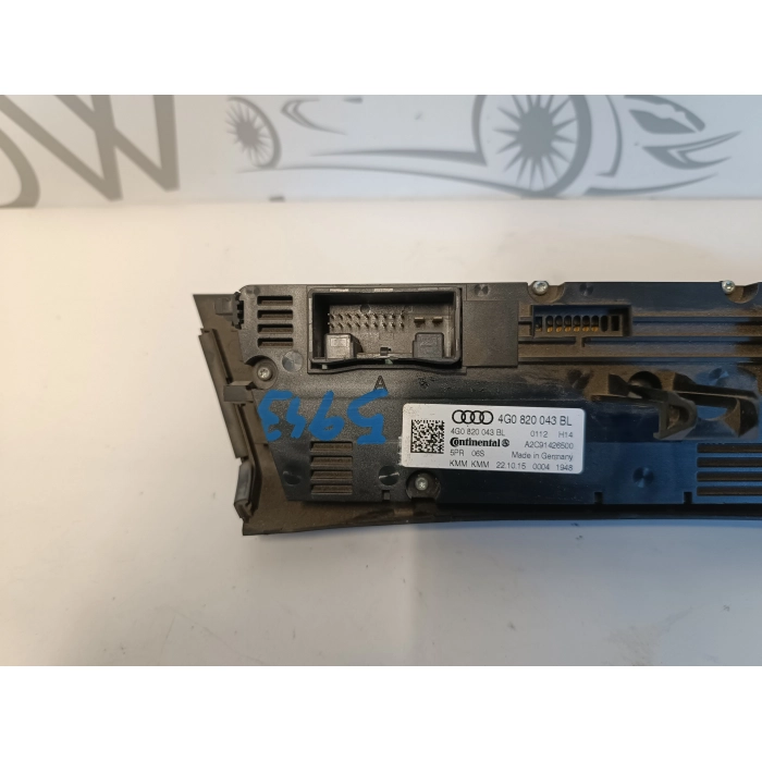 4G0820043BL PULSANTI GRUPPO COMANDI CLIMA ARIA STUFA A\C AUDI A6 C7 2011-2018 4G0820043