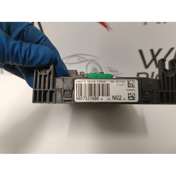 9807531680 CENTRALINA PORTAFUSIBILI BODY COMPUTER PEUGEOT 208 1.4 HDI 2012-2019