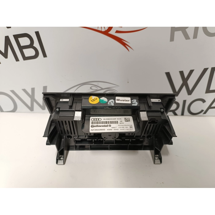 8U0820043F GRUPPO COMANDI CLIMA ARIA STUFA A\C AUDI Q3 1° SERIE 2011-2018 A2C90228000
