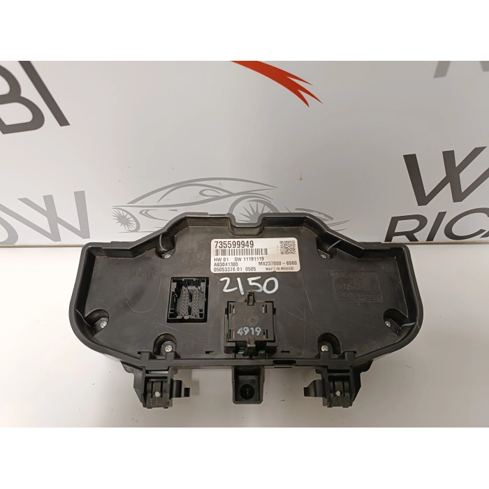 735599949 GRUPPO COMANDI CLIMA ARIA CONDIZIONATA FIAT NEW PANDA 2012-2023