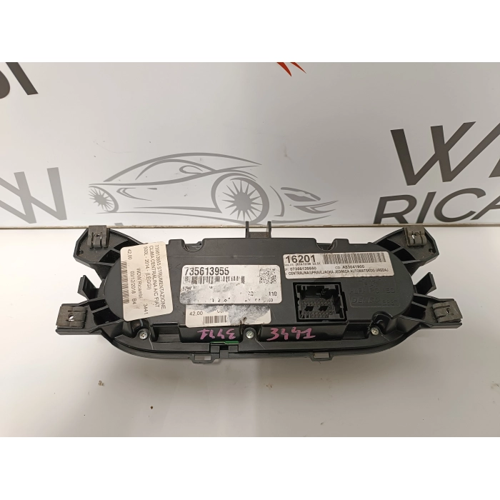 735613955 STRUMENTAZIONE GRUPPO COMANDI CLIMA STUFA A/C FIAT 500L DIGITALE