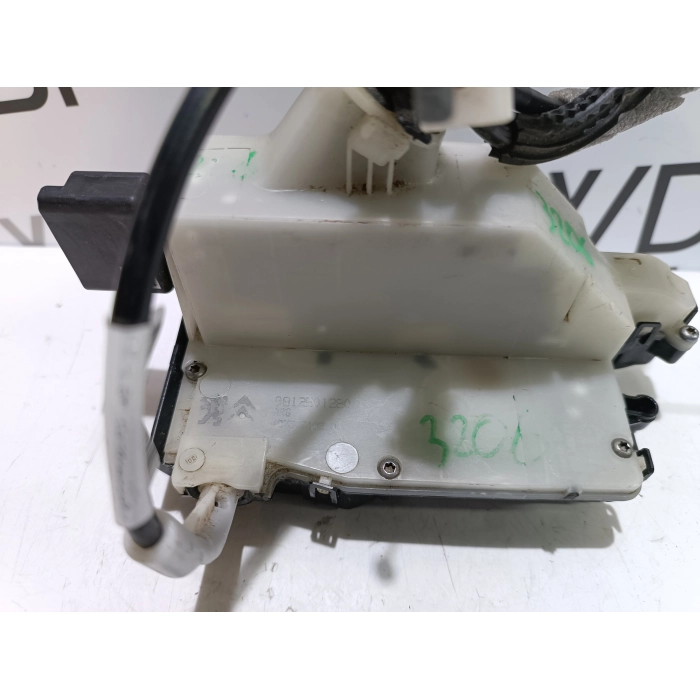 9812501280 SERRATURA CHIUSURA PORTA POSTERIORE SINISTRO SX USATO PEUGEOT 208 1.4 (2012\2019) 2014