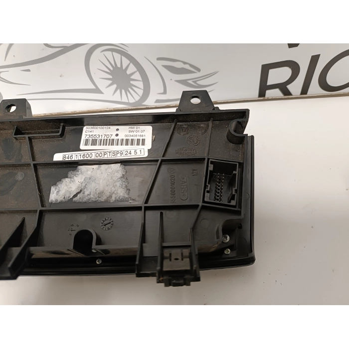 735531707 CENTRALINA GRUPPO COMANDI CLIMA ARIA STUFA A/C LANCIA YPSLON 2011-2023