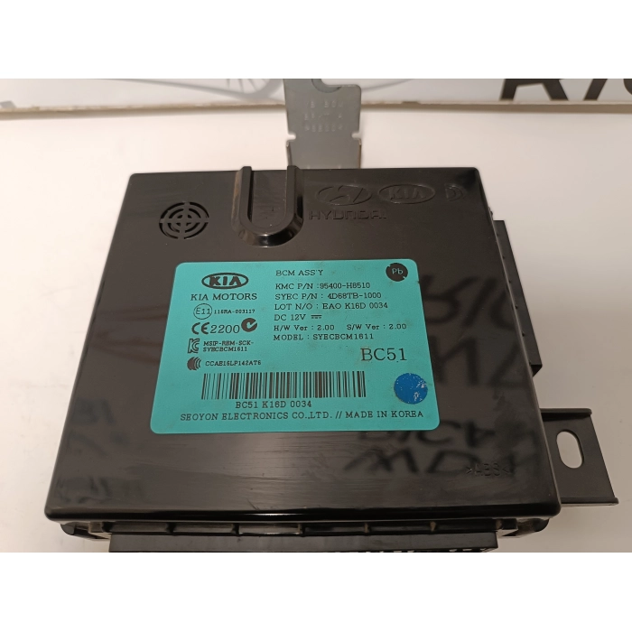 95400-H8510 CENTRALINA BODY COMPUTER KIA RIO YB/SC 4° SERIE 1.0 BENZINA 2017-2023