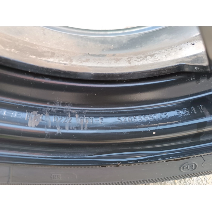 52065987 1 CERCHIO IN FERRO DA 15 4 FORI LANCIA YPSILON 1.0 HYBRID 2011-2024