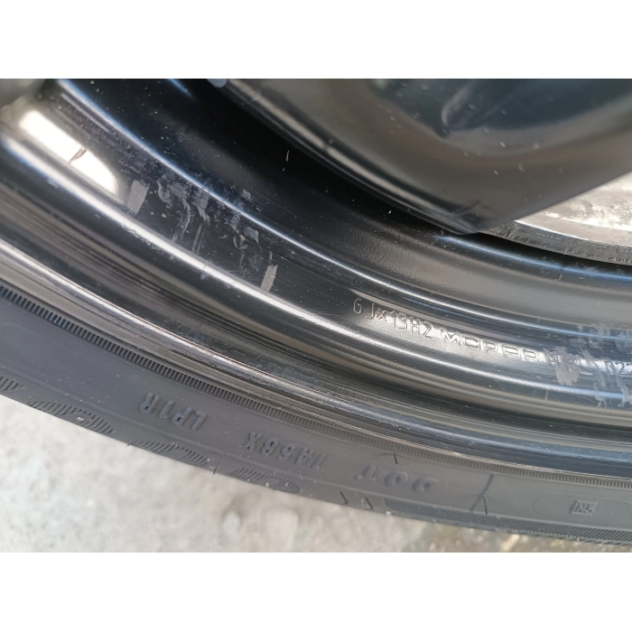52065987 1 CERCHIO IN FERRO DA 15 4 FORI LANCIA YPSILON 1.0 HYBRID 2011-2024