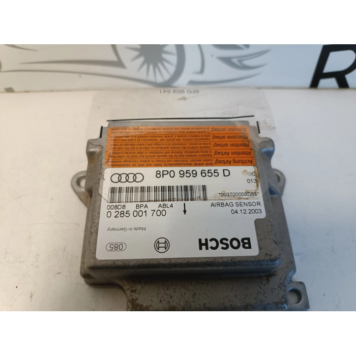 8P0959655D - 0285001700 CENTRALINA AIRBAG AUDI A3 8P 1.6 2003\2007