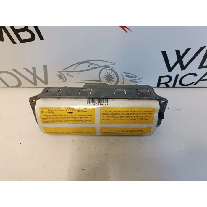 8P0880202 AIRBAG CRUSCOTTO DESTRO PASSEGGERO AUDI A3 8P 1.6 2003\2007