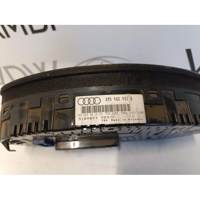 8P0920930G CONTACHILOMETRI QUADRO STRUMENTI AUDI A3 8P 1.6 BENZINA 2003\2007