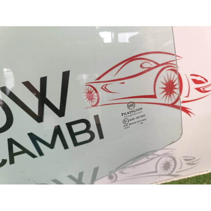 VETRO CRISTALLO SCENDENTE ANTERIORE SINISTRO FIAT 500 1.4 (2007\2015)