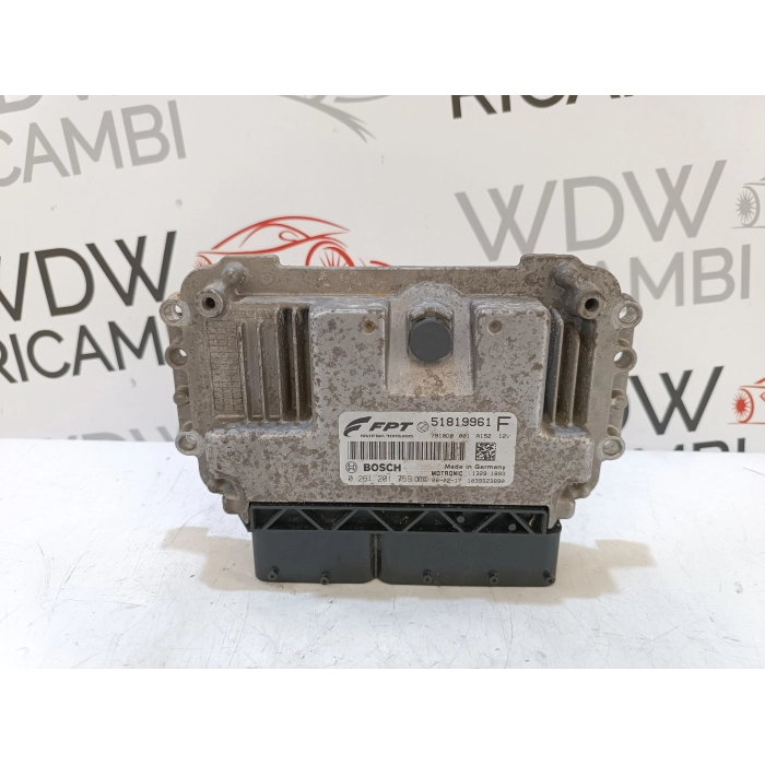 51819961 / 0261201759 CENTRALINA ECU MOTORE BOSCH FIAT 500 1.4 (2007\2015)