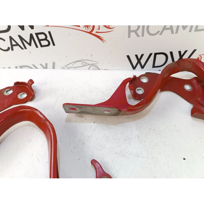 COPPIA CERNIERE CERNIERA COFANO ANTERIORE LATO DX \ SX FIAT 500 1.4 (2007\2015)