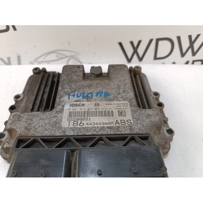 55200651 /0281012294 CENTRALINA ECU MOTORE BOSCH FIAT MULTIPLA 1.9 JTD (2004\2010)