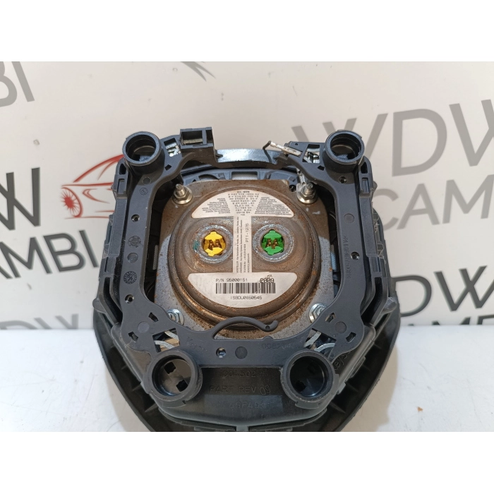 7354980250 AIRBAG VOLANTE GUIDA FIAT BRAVO 1.4 (2007\2014) LOGO FIAT ROSSO