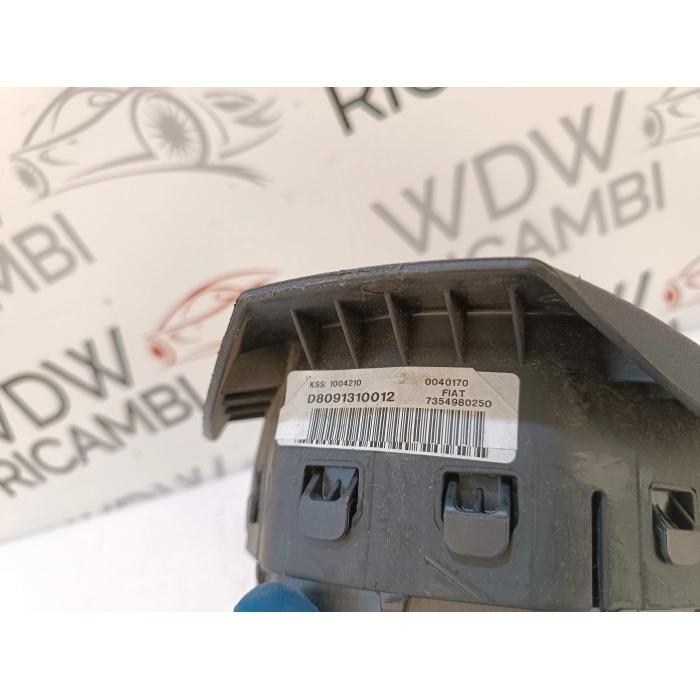 7354980250 AIRBAG VOLANTE GUIDA FIAT BRAVO 1.4 (2007\2014) LOGO FIAT ROSSO