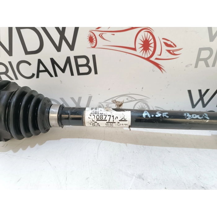 9808771480 SEMIASSE SEMIALBERO ANTERIORE SINISTRO PEUGEOT 3008 2° 1.5 HDI (2020\2023)