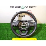 VOLANTE STERZO CUCITURE ROSSE COMANDI VOLANTE S/AIRBAG HYUNDAI KONA 2017 PELLE