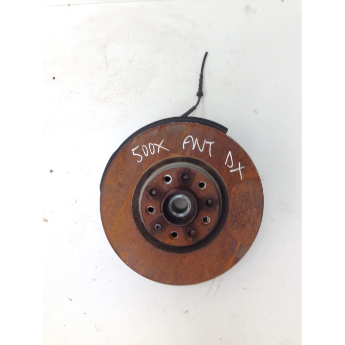 FUSELLO COMPLETO DI MOZZO DISCO FRENO ANTERIORE DX DESTRO FIAT 500X 1.6 MJT