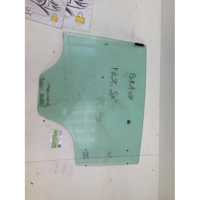 VETRO SCENDENTE PORTA PORTIERA POSTERIORE POST SINISTRO SX FIAT BRAVO (198) (2007\2014)