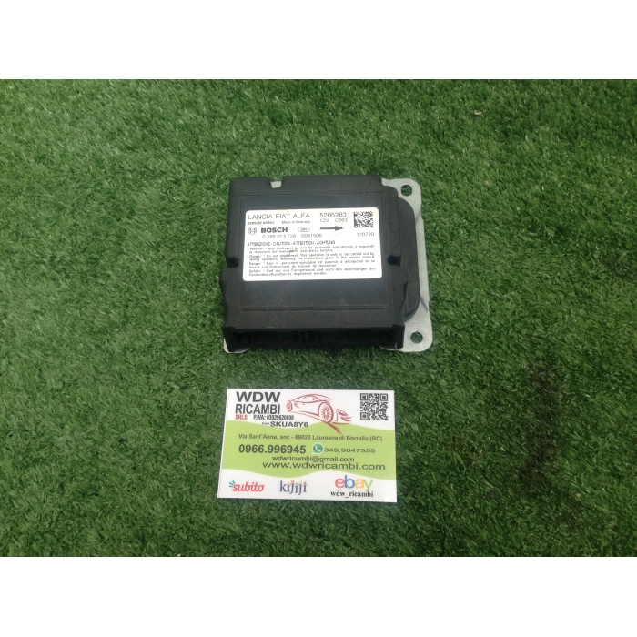 CENTRALINA MODULO SENSORE SRS LANCIA YPSILON 843 - 52052831 0285013728 2011>