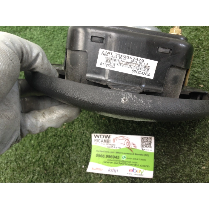 7353352420 AIRBAG VOLANTE FIAT PUNTO (188) 1.3 MTJ 70CV -2005- 2 II SECONDA SERIE