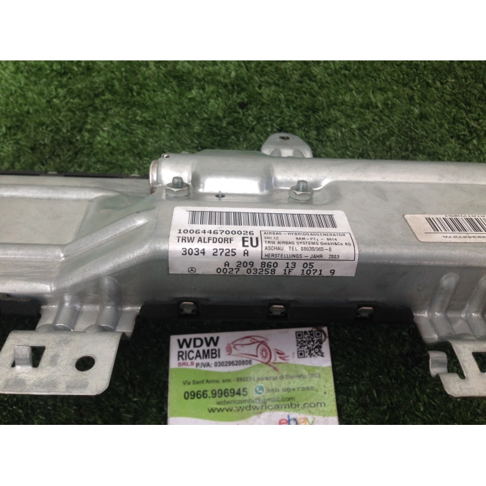 A2098601305 AIRBAG PORTA LATERALE ANTERIORE SINISTRO SX MERCEDES CLK (W209)