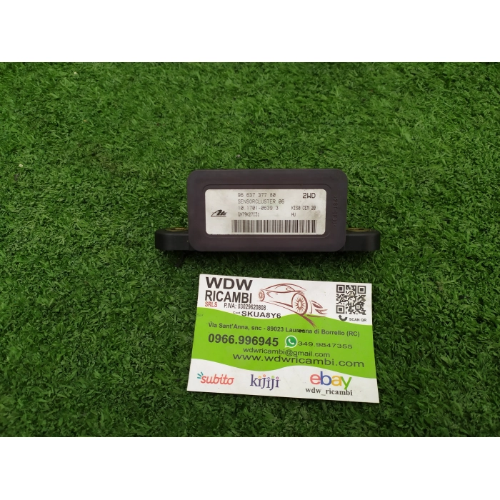 9663737780 SENSORE ESP IMBARDATA PEUGEOT 207 1.6 HDI 2009 DAL 2006 AL 2015 90CV