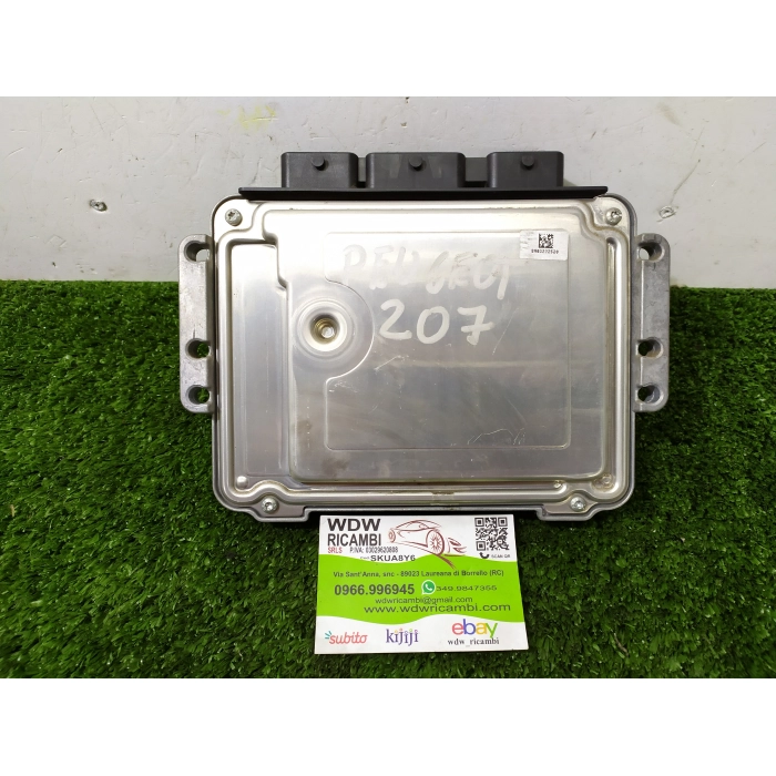 CENTRALINA INIEZIONE PARTNER MOTORE PEUGEOT 207 1.6 HDI 90CV 66KW
