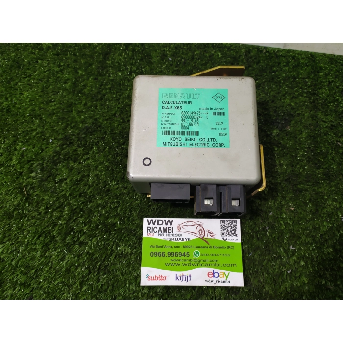 PIANTONE ELETTRICO CENTRALINA SERVOSTERZO RENAULT CLIO 2002 2 II SERIE
