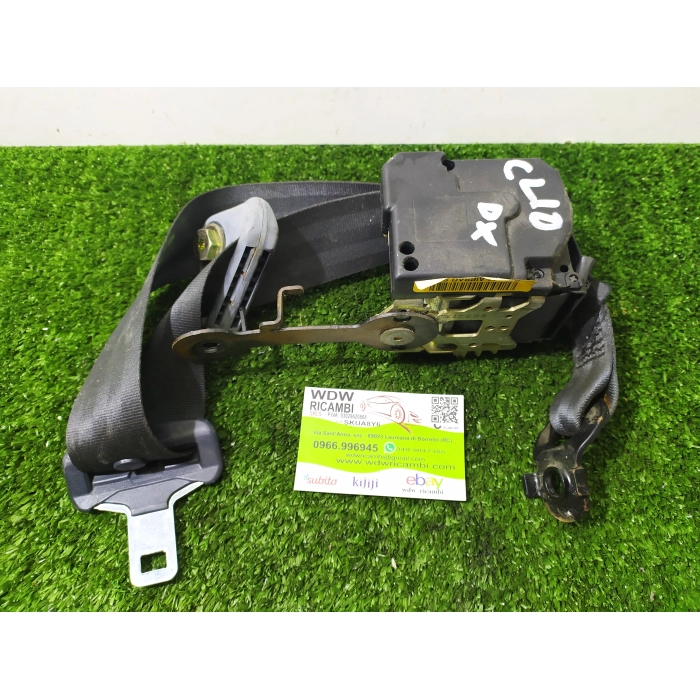 CINTURA DI SICUREZZA ANTERIORE ANT DESTRA DX RENAULT CLIO 2002 II SERIE