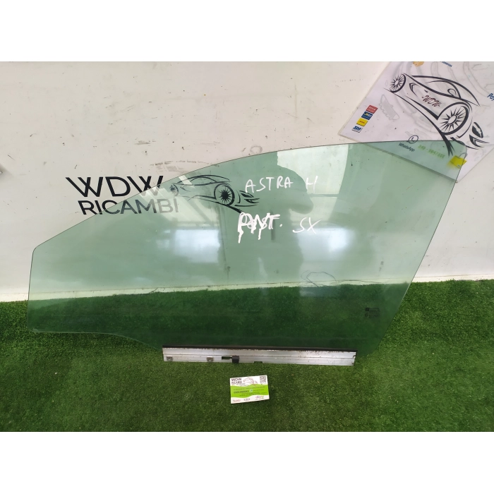 VETRO SCENDENTE PORTA ANTERIORE SINISTRO SX OPEL ASTRA H SW 3 SERIE