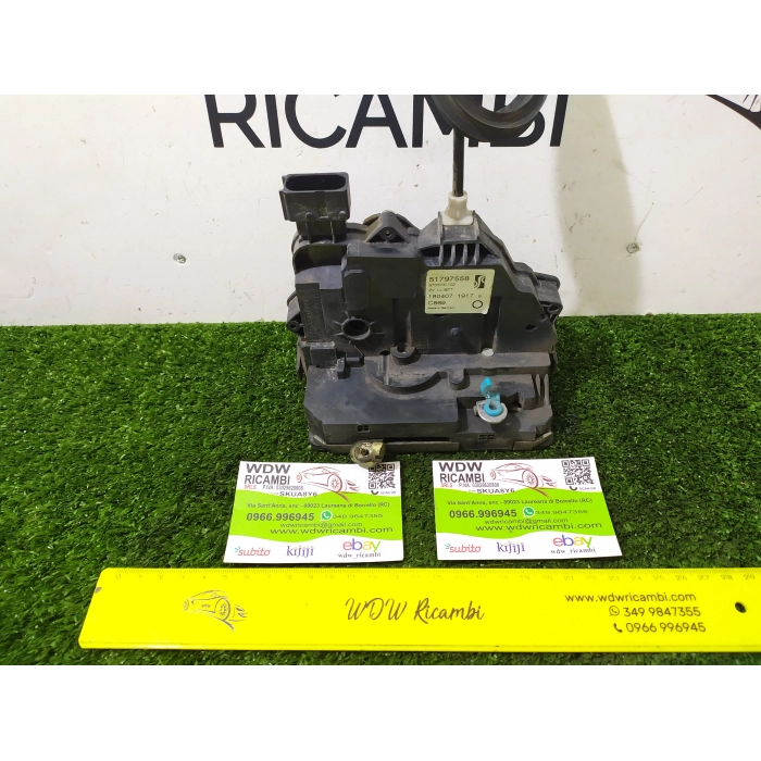 SERRATURA CHIUSURA PORTA ANTERIORE ANT DESTRA DX FIAT GRANDE PUNTO (05-11)