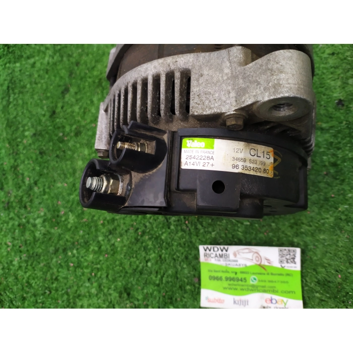 9635342080 ALTERNATORE PEUGEOT 306 2.0 HDI 66KW 90CV (93-02) 1999