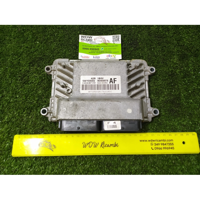 96469978 CENTRALINA INIEZIONE MOTORE CHEVROLET AVEO 1.2 84CV (06-11) 2008