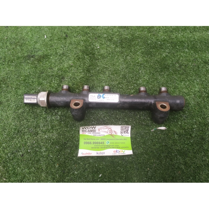 9685297580 TUBO FLAUTO RAIL INIEZIONE DIESEL FORD FIESTA VI 6 SESTA SERIE