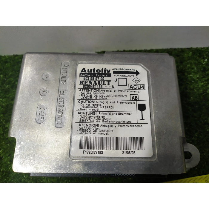 CENTRALINA SENSORE AIRBAG RENAULT SCENIC MEGANE II SECONDA SERIE (2003\2009)
