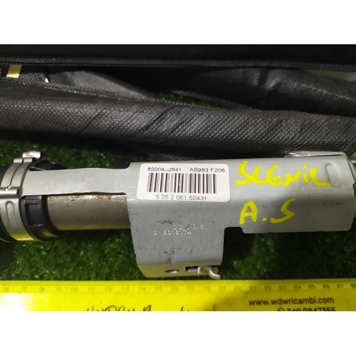 AIRBAG TENDINA TETTO LATO ANTERIORE ANT SINISTRO SX RENAULT SCENIC MEGANE