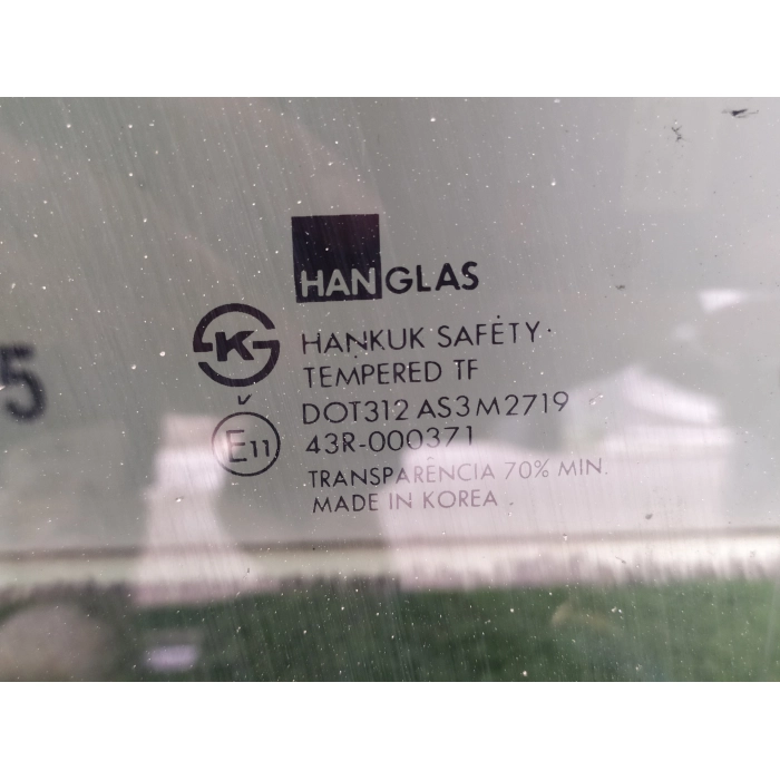 VETRO CRISTALLO OSCURATO SCENDENTE POSTERIORE SINISTRO HYUNDAI TRAJET