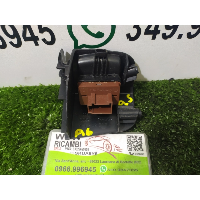 PULSANTE INTERRUTTORE PORTELLONE COFANO POSTERIORE POST AUDI A6 (C6)