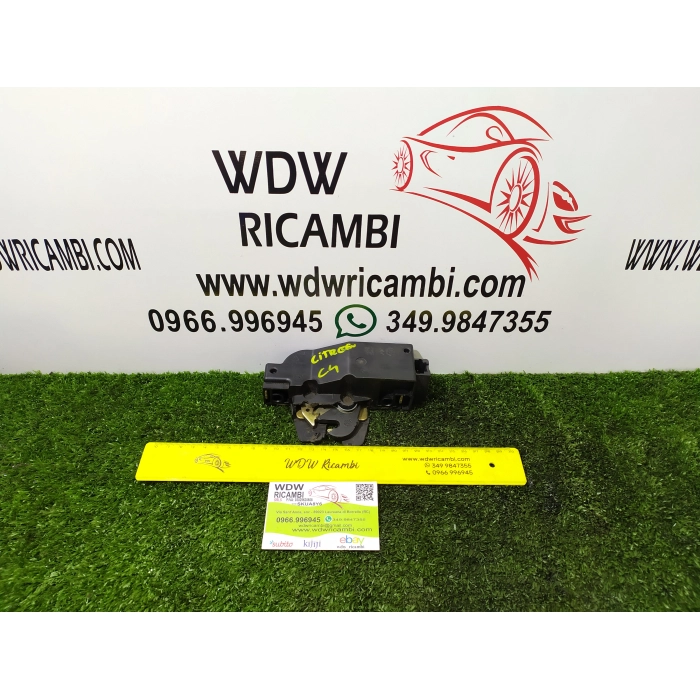 SERRATURA CHIUSURA PORTELLONE BAGAGLIAIO POSTERIORE POST CITROEN C4