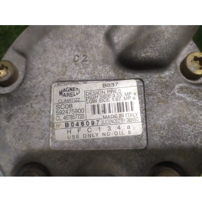 COMPRESSORE ARIA CONDIZIONATA CLIMATIZZATORE FIAT PUNTO (188) 1.2 16V