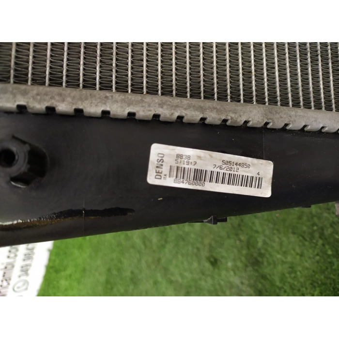 505144850 RADIATORE ACQUA LIQUIDO RAFFREDDAMENTO MOTORE ALFA ROMEO GIULIETTA