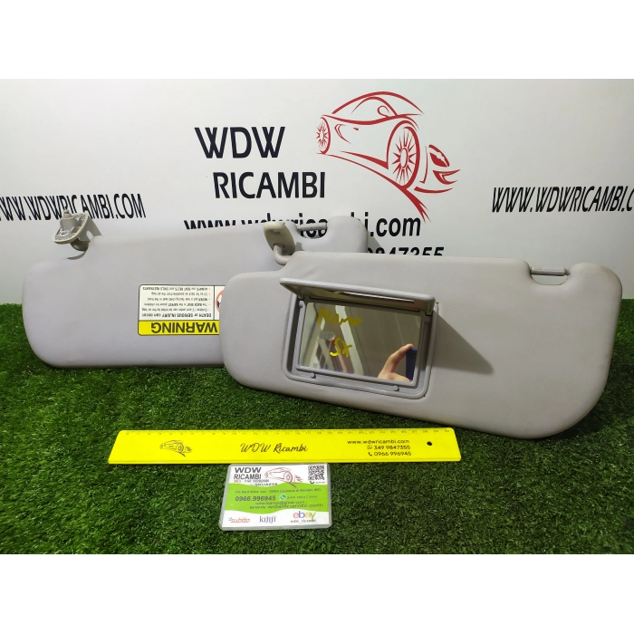 KIT COPPIA 2 ALETTA PARASOLE DESTRO DX / SINISTRO SX KIA PICANTO 1° SERIE