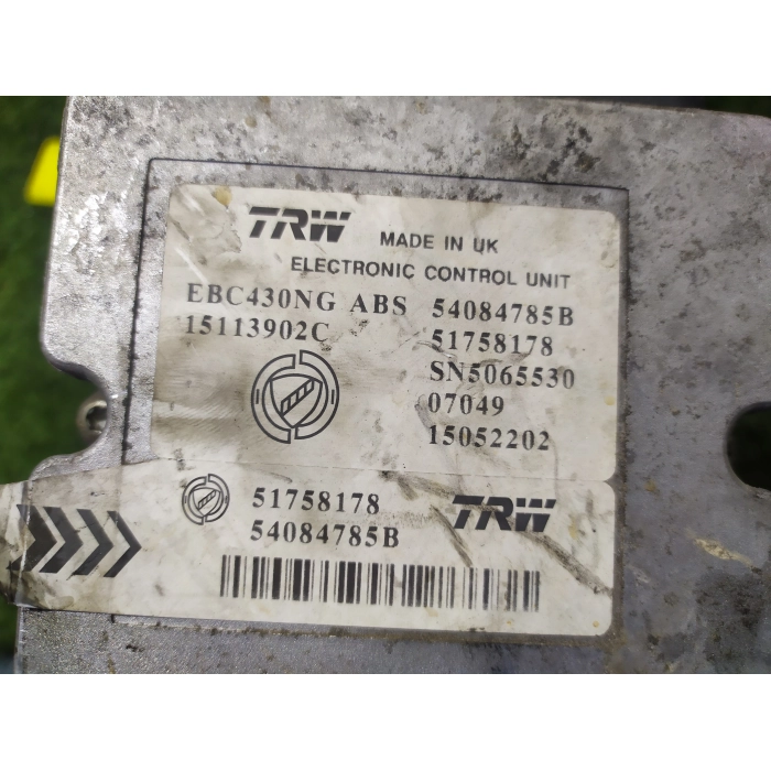 CENTRALINA GRUPPO POMPA AGGREGATO ABS LANCIA YPSILON Y (843) (2003\2011)