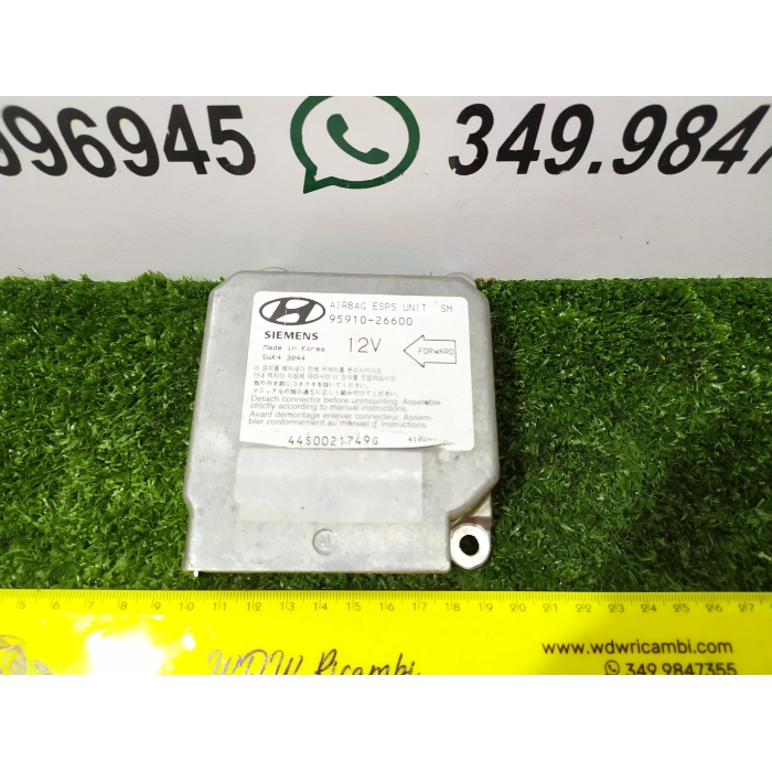 CENTRALINA SENSORE CONTROLLO CRASCH AIRBAG HYUNDAI SANTA FE (2000\2006)