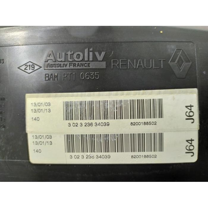 AIRBAG SEDILE ANTERIORE ANT LATO GUIDA SINISTRO SX RENAULT SCENIC MEGANE 1