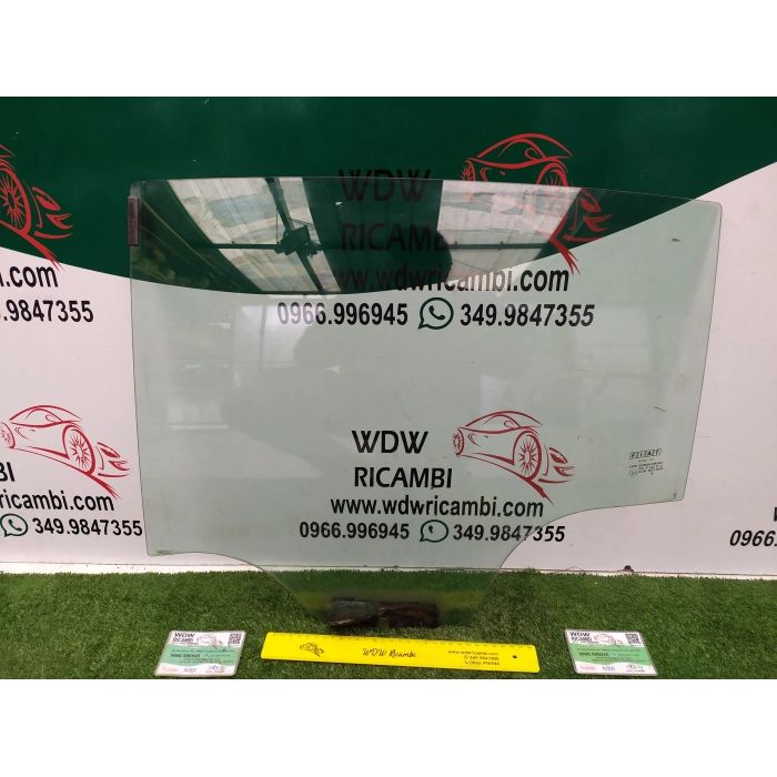 VETRO SCENDENTE PORTA POSTERIORE SINISTRO SX FIAT BRAVO (198) 1.9 MTJ 110KW 150CV