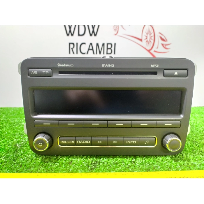 AUTORADIO RADIO STEREO MP3 LETTORE CD SKODA FABIA 1.6 TDI 5J (2007\2014)